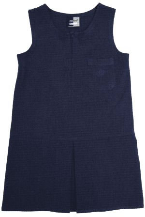Girls School Heart Pinafore